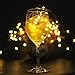 AlleTechPlus 6 Pack 20-LEDs Spark Wine Bottle Light, Cork Shape Battery Copper Wire String Lights for Bottle DIY, Christmas, Wedding and Party Décor (Warm White)