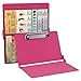 Pink Nursing Clipboard by WhiteCoat Clipboard - Folding Pocket Reference Clipboard - Perfect for On-The-go! primary