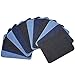 EBOOT 12 Pieces Iron On Patches Iron On Denim Cotton Patches Iron-On Repair Kit, 5 by 3-3/4 Inch