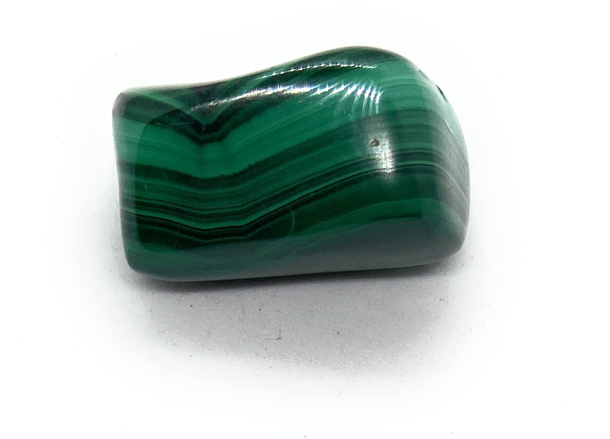 Malachite Large Crystal Tumbled Stone - 1 Pc