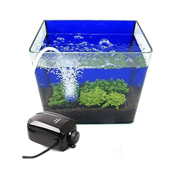 Hidom-40w-Aquarium-Adjustable-Air-Pump-Twin-Valve-HD-603-with-Accessories Hidom 4.0w Aquarium Adjustable Air Pump Twin Valve HD-603 with Accessories