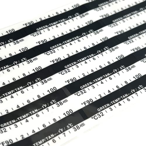 One Step Urine Temperature Test Strips, 25 x Stick on Adhesive