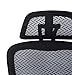 AmazonBasics - Adjustable High-Back Mesh Chair with Flip-Up Arms and Head Rest - Black