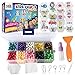 3 Bees & Me Kids Crafts Kit for Boys & Girls Age 5 to 8 - DIY Spray and Stay Water Beads Craft Set for Designs, Keyrings & Backpack Clips - No Iron or Glue Needed - 2 Pegboards & 20 Designs, Various