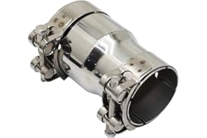 Stainless Steel Reducer Adapter Motorcycle Straight Car Pipe Welded Connection(I.D 45-57)