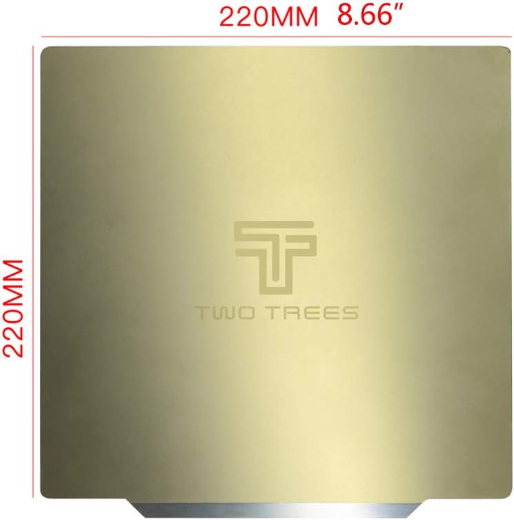 WDTong Removal Spring Steel Sheet Pre-applied PEI Flex Magnetic Hot Bed Sticker 220x220 235x235 310x310mm for CR10 Ender 3 Hot Bed Sapphire