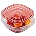 Rubbermaid TakeAlongs Assorted Food Storage Container, 5.2 and 2.9 Cup, 10 Piece Set, Red