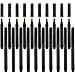Leinuosen 20 Pieces Counterfeit Money Detector Pens Markers Counterfeit Currency Marker Pen for Fake Money Bill Detection, Black