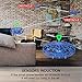 Mini Drones for Kids & Adults, RC UFO Helicopter with LED Lights, Hand Operated Easy Indoor Outdoor Small Orb Flying Ball Drone Toys Gifts for Beginners, Boys & Girls(Blue)