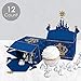 Big Dot of Happiness Royal Prince Charming - Treat Box Party Favors - Baby Shower or Birthday Party Goodie Gable Boxes - Set of 12