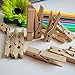 Labara Sturdy Natural Wood Clothespins 1 3/4