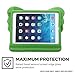 iPad mini Kids Case, Tading Non-Toxic Child Friendly Light Weight EVA Foam Shockproof Super Protection Tablet Cover Holder with Kickstand for iPad mini/Mini 2/ Mini 3/ Mini 4 - Elephant Design, Green