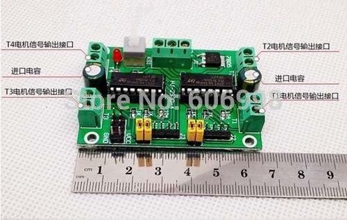 SYEX 2pcs/lot L293D 4WD Intelligent Car Special Drive Module Four Road DC Motor Drive Module Driver Board