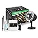 Christmas Projector Lights, KINGWILL Indoor Outdoor Holiday Lights with Remote Control 4Pcs Pattern Light Bead for Xmas Home Party Garden Landscape Wall Decorations