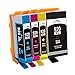 LxTek Remanufactured Ink Cartridge Replacement For HP 920XL (1 Black |1 Yellow |1 Magenta |1 Cyan) CD975AN CD972AN CD973AN CD974AN High Yield