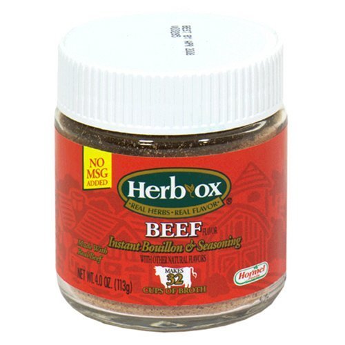Herbox Bouillon, Granulated Chicken, 4Ounce (Pack of 6