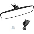 10.6” Rear View Mirror,Compatible with F-150 Focus, Honda Civic Accord, Wrangler, Kia Optima Soul Sorento,Nissan Rogue Altima Toyota Corolla Camry Tacoma, Universal Interior Day/Night Mirror