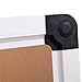 XBoard Aluminum Frame Wall-Mounted 15 x 12 Inch Thick Cork Board Push Pin Boards for Display and Organization