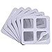 Frienda 6 Pack Window and Door Screen Repair Patch, Adhesive Repair Kit for Covering up Holes (Grey)