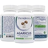 Agaricus Brazil Mushroom | Agaricus blazei murill | Stress Relief &amp; Fights Inflammation | Natural Adaptogen | 60ct. Vegetarian Capsules
