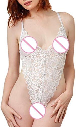 TATGB Women Girls Sexy Lace Babydoll Lace Siamese Backless Lingerie Nightwear