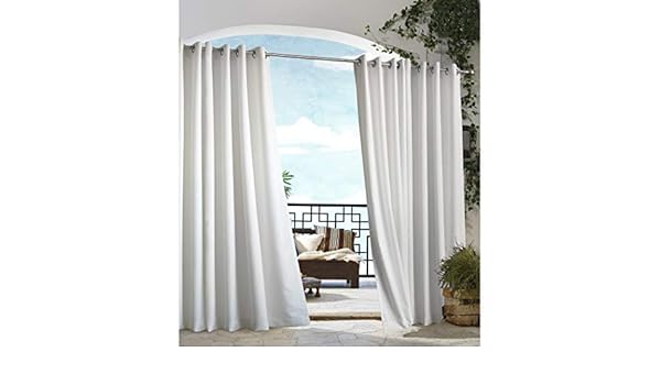 Amazon Com U 1pc 96 Outdoor Off White Gazebo Curtain Cabana