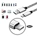 USB TYPE C Cable, CSHope Type C to USB 3.0 Nylon Braided 3ft Faster Charger Cable Connection (1pc Silver)
