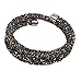 Crystal Wrap Bracelet (Light Charcoal)