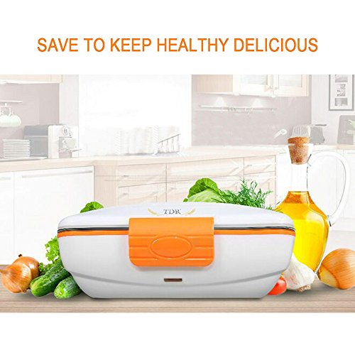 LOHOME Electric Heating Lunch Box Insulated Car Lunch Box Bento Meal