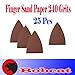 Pack 25 Sandpaper 240 Grits Sand Paper Finger Detail w/ loop backing for Fein Multimaster Bosch Multi-x Craftsman Nextec Dremel Multi-max Ridgid Dremel Chicago