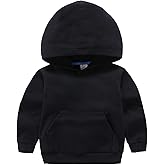 RUIBETYHUA Baby Kids Boy Girl Solid Casual Pocket Hoodie Sweatershirt Long Sleeve Pullover Tops 1-6T