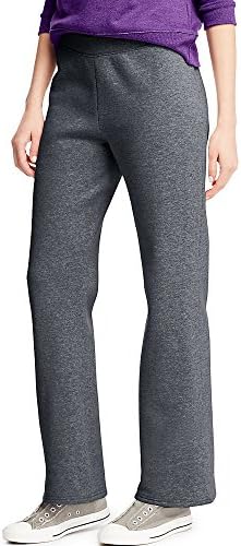 Hanes Womens Open Leg Fleece Sweatpants 