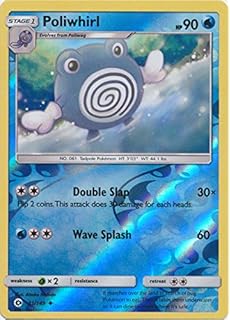 Reverse Foil Sun Moon 30 149 Common Poliwag Collectible Card Games Pokemon Trading Card Game