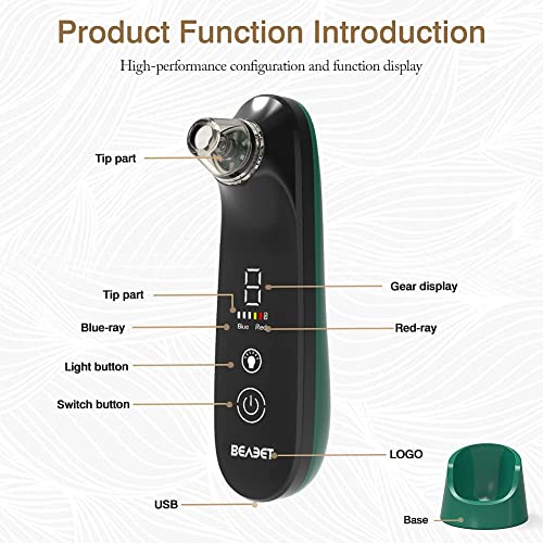 Blackhead Remover Vacuum Pimple Blackhead Extractor Electric Facial