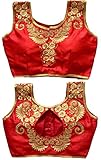 REKHA Ethnic Shop New Fancy Traditional Indian Designer Blouse with Cups A803 Pink