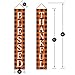 Thanksgiving Decorations - BLESSED THANKFUL Buffalo Check Plaid Banners Porch Signs Garden Flags - Rustic Fall Decor Outdoor Indoor for Home Farmhouse Classroom Door Window Wall Garden Yard Party