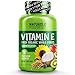 NATURELO Vitamin E - 350 mg (522 IU) of Natural Mixed Tocopherols from Organic Whole Foods - Best Supplement for Healthy Skin, Hair, Nails, Immunity, Eye Health - Non-GMO, Soy free - 90 Vegan Capsules