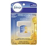 Febreze Sleep Serenity Bedside Diffuser Refills, Warm Milk and Honey (2 Count, 5.5 Ml Each)