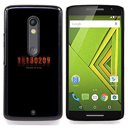 SKCASE Center / Hard Skin Case Cover Pouch - Nixie Tube Countdown - MOTOROLA MOTO X PLAY XT1562