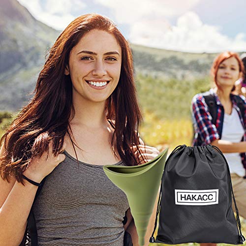 SallyFashion 2PCS Female Urination Devices, Women Pee Cup Standing Up, Portable Urinal for Women Camping, Hiking, Outdoor Activities