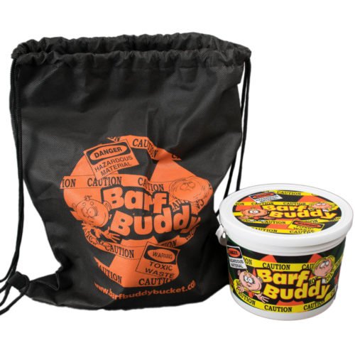 Barf Buddy Bucket and Travel Bag Combo