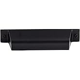 Barrington Channing 3 3/4" Center Cup Pull Finish: Flat Black
