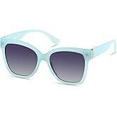 LYZOIT Trendy Oversized Cat Eye Polarized Sunglasses for Women Big Large Cateye Sun glasses