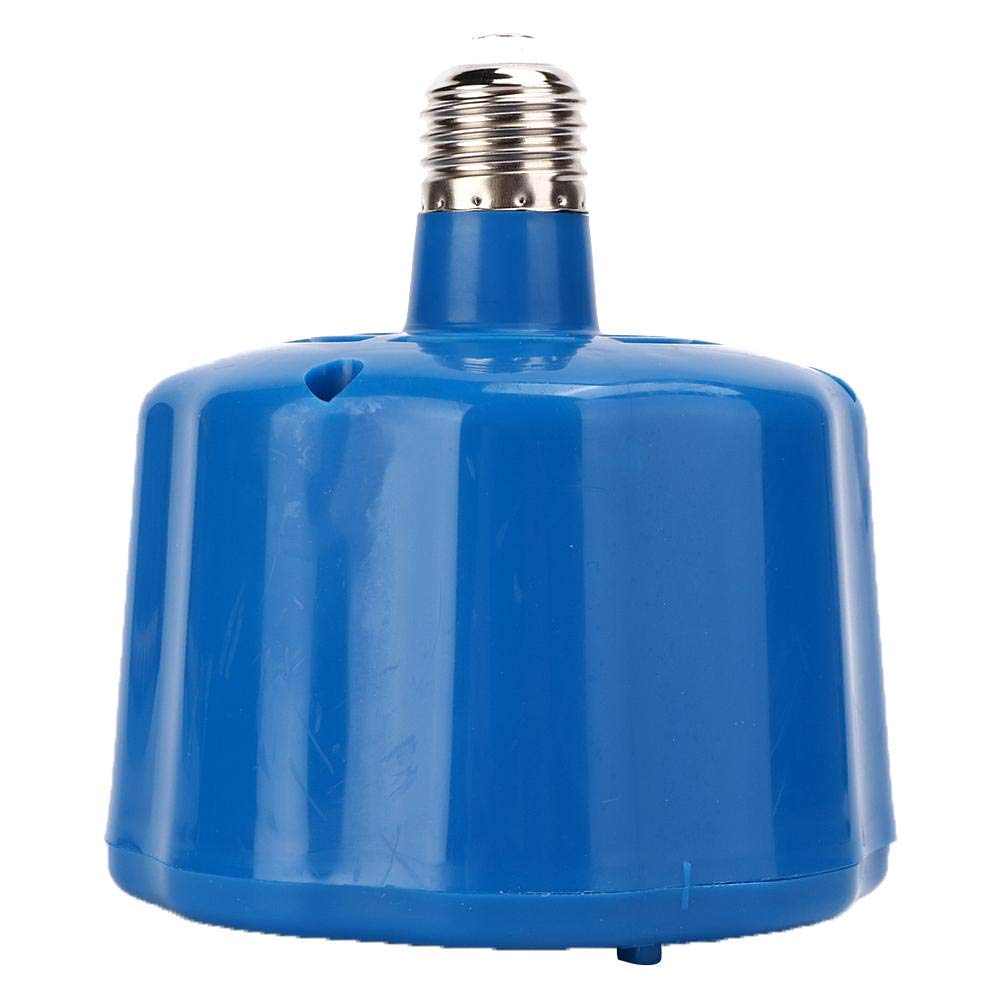Zerodis ABS Pet Heating Bulb, Reptiles Amphibians Poultry Pet Warm Air Heater Thermostat Warming Tool 220V(Blue 100-300W 60Hz)