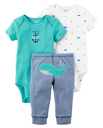 Carter's Baby Boys' 3 Piece Little Character Set (Whale) (24M)