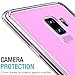 TOZO for Samsung Galaxy S9 Plus Case PC + TPU Hybrid PC+TPU Hard Protect Case Back-Transparent Bumper (Clear)
