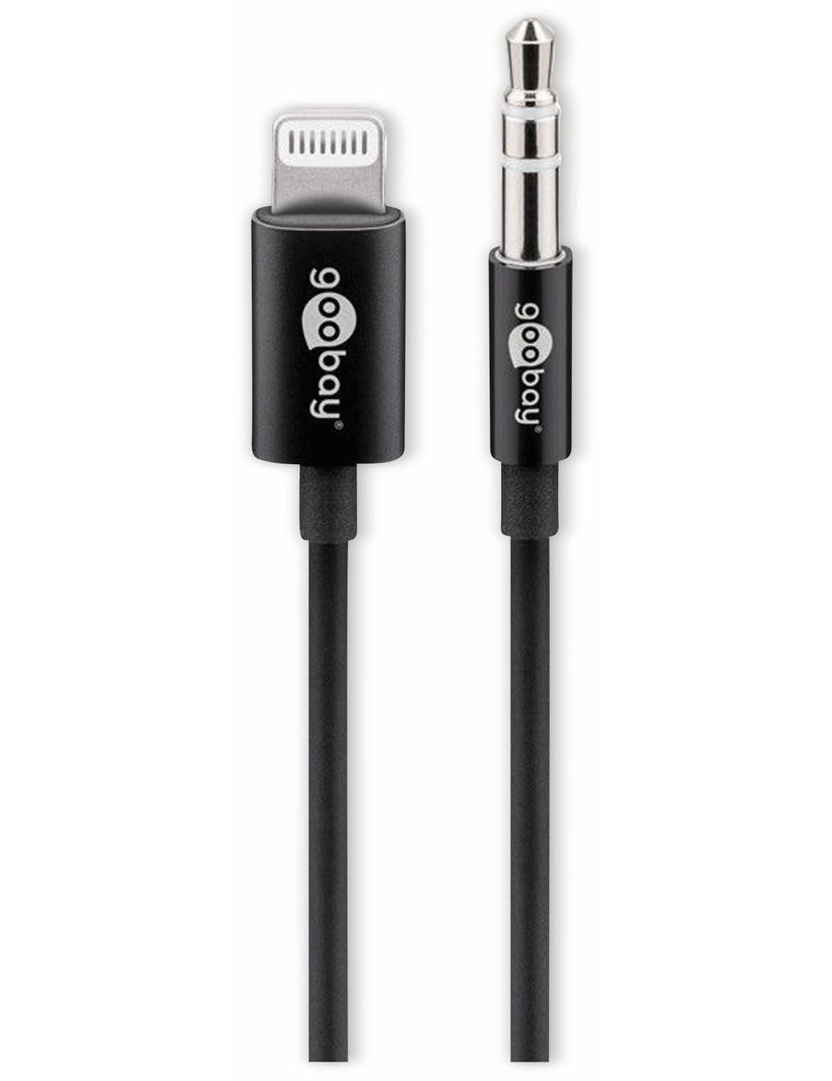 goobay Cable Lightning vers Jack 3,5mm 1m (Noir)
