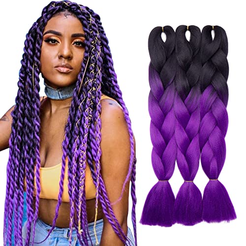Ombre Jumbo Braiding Hair Extensions Jumbo Braid