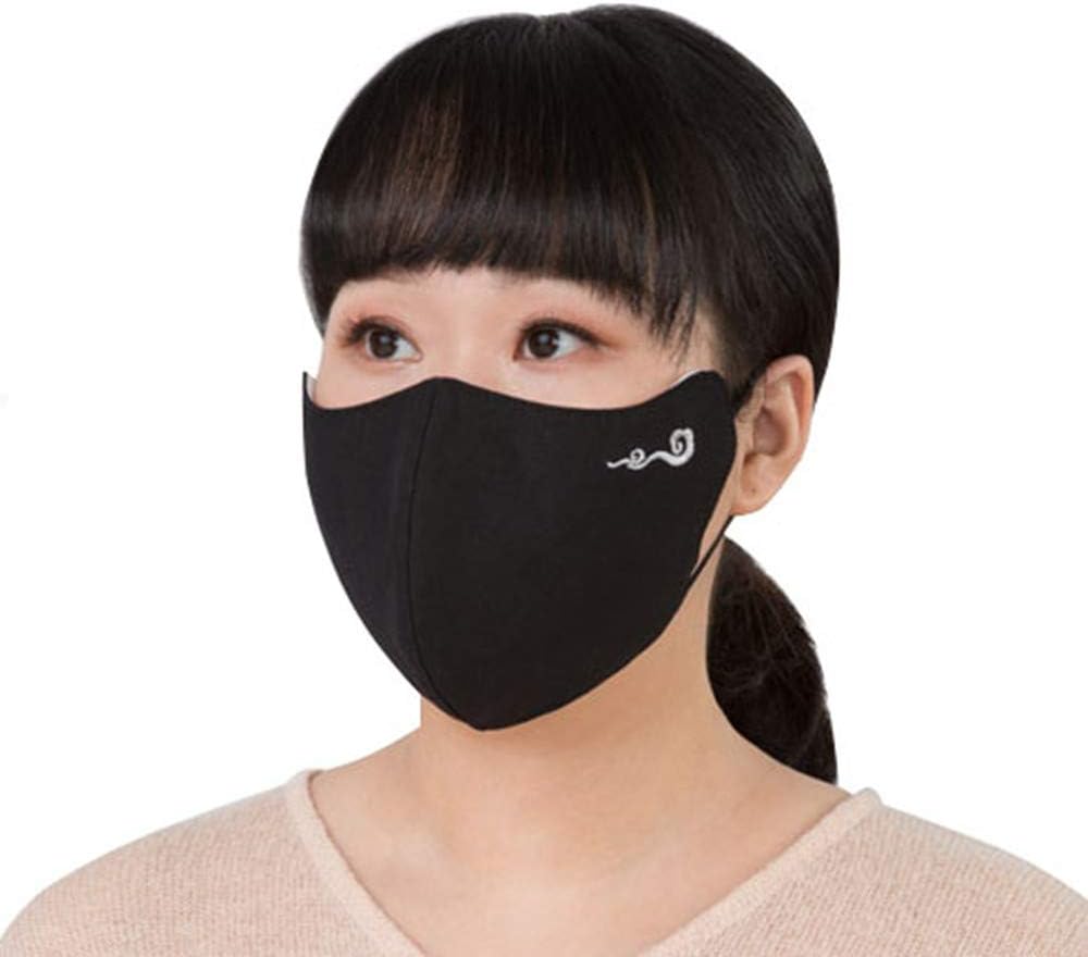 Yijueled Cotton Mask Face Mouth Mask Washable Reusable Dust Masks Keep Warm Sun Protection Anti Pollution Mask Outdoor (Random)