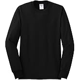 JERZEES Heavyweight Blend Long Sleeve Tee - Black L